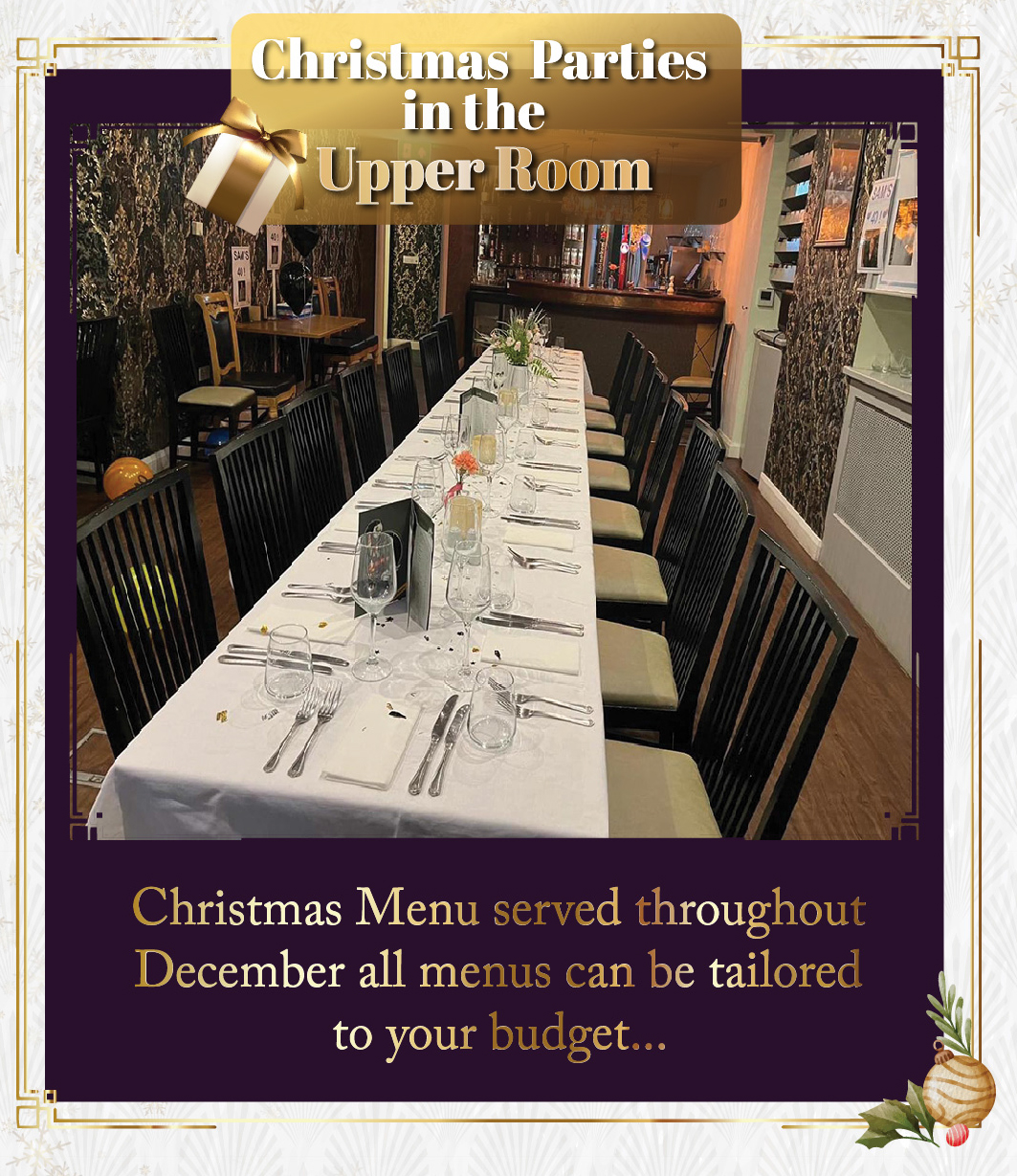 Christmas Party 2025 celebration Restaurants